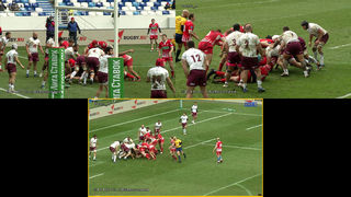 European Rugby Championship between Russia and Georgia in Kaliningrad