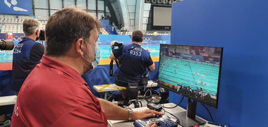 Slomo’s technology helped provide VAR for the Tokyo 2020 water polo. Slomo has worked with FINA since 2018 to provide VAR for water polo