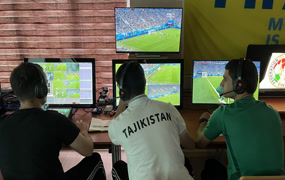 The Tajikistan Football Federation purchased a videoReferee®-8F VAR
