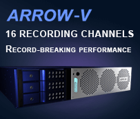 New multi-channel Recording and Replay server Arrow-V with 16 recording channels