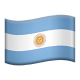 The flag of Argentina