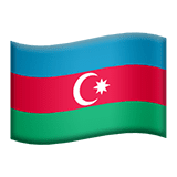 The flag of Azerbaijan