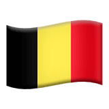 The flag of Belgium