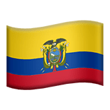 The flag of Ecuador