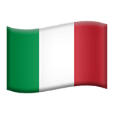 The flag of Italy