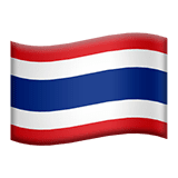 The flag of Thailand