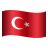 The flag of Turkey